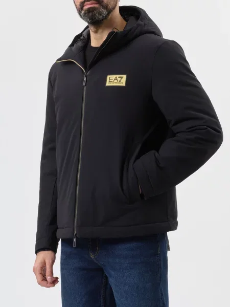 Куртка Ea7 Emporio Armani чорна