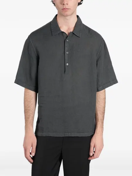 Tricou polo Barena de in gri