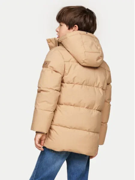 Tommy Hilfiger Pūkinė striukė smėlio