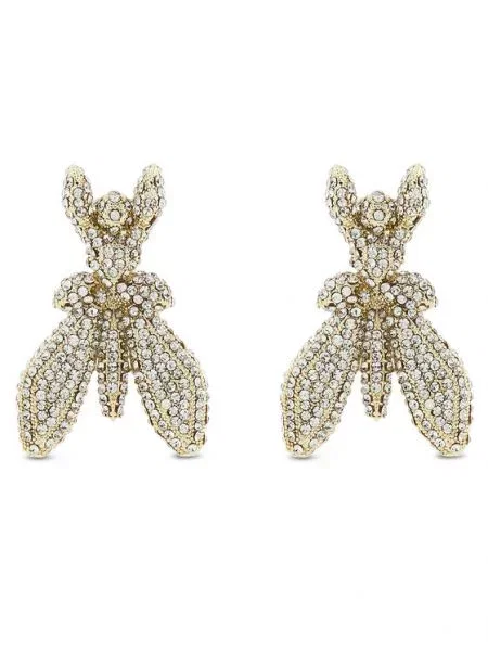 PATRIZIA PEPE Uhani / transparentna zlata