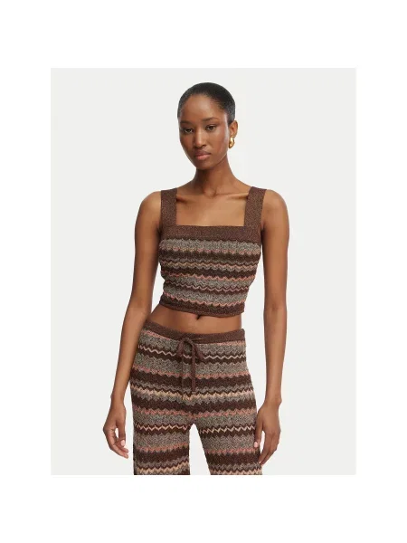 Marciano Guess Top Regular Fit smeđa