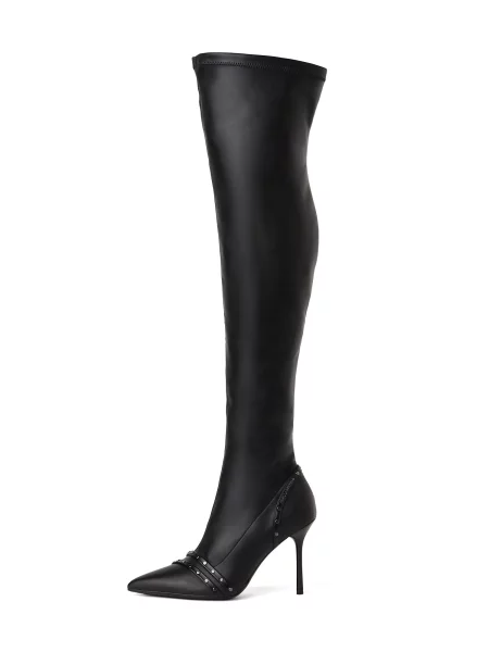 Karl Lagerfeld Čizme iznad koljena Sarabande' crna