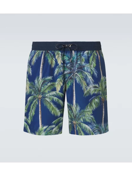 Slip de baie Dolce&gabbana cu imagine albastru