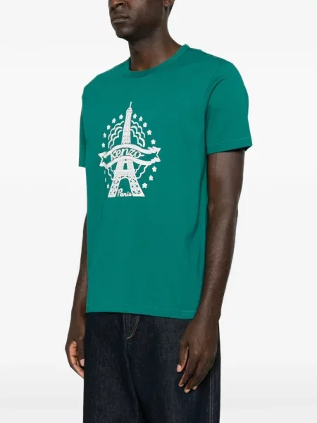 Tricou Kenzo cu imagine verde