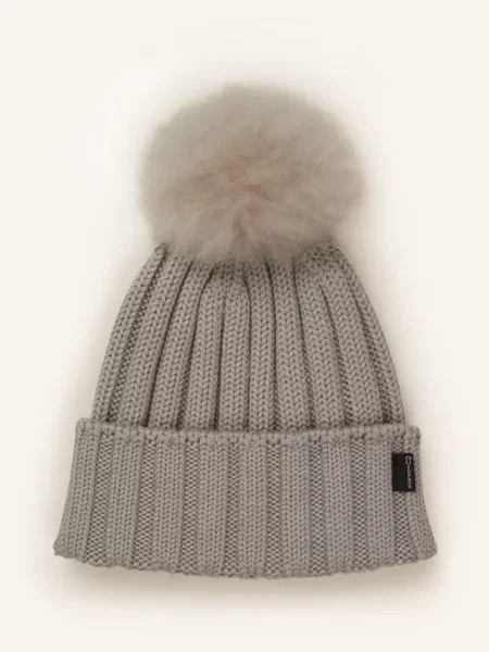 Woolrich Czapka beige beżowa