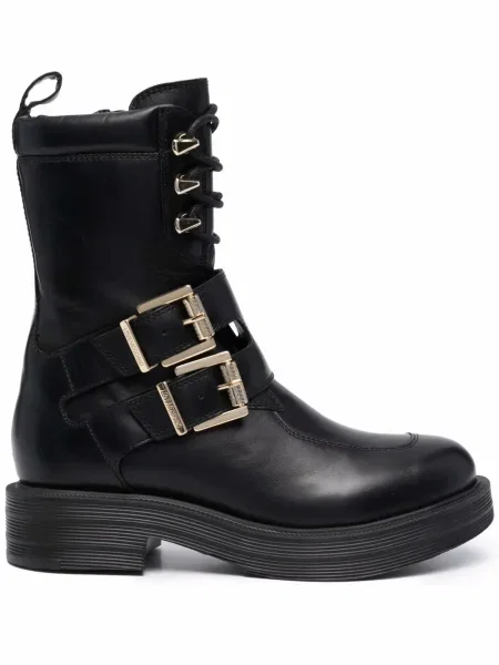 Botine Love Moschino cu cataramă negru
