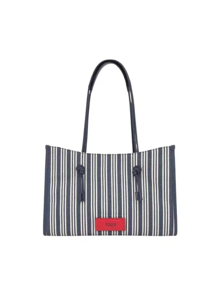 Tous torebka shopper niebieska