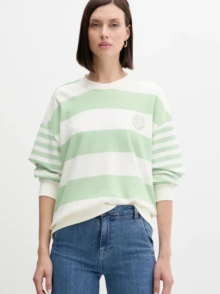 Суитчър United Colors Of Benetton с принт зелено