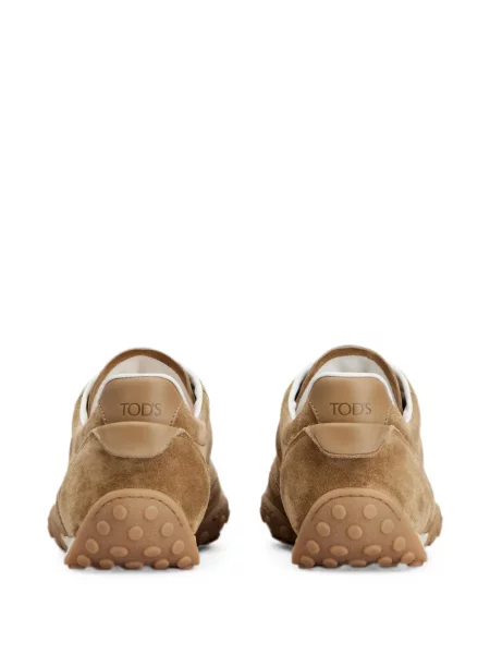 Sneakerși Tod's din piele de căprioară cu autograf