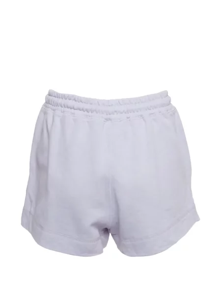 Pantaloni scurți Ganni cu cordon violet