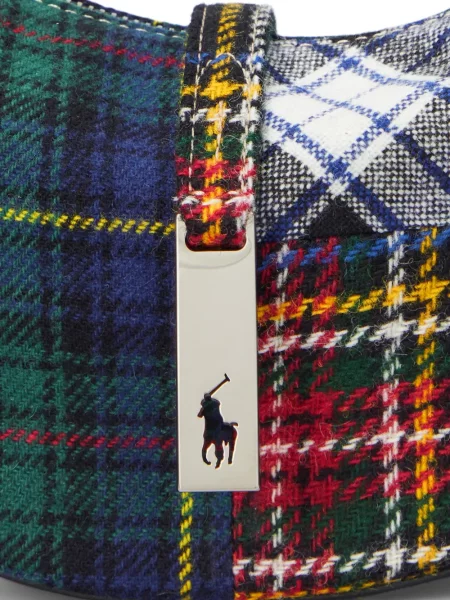 Șapcă Polo Ralph Lauren de catifea cord în carouri verde