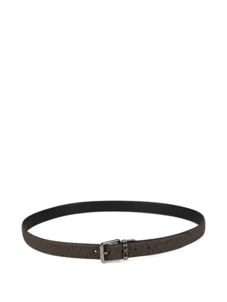 Curea Michael Kors cu imagine cu cataramă maro