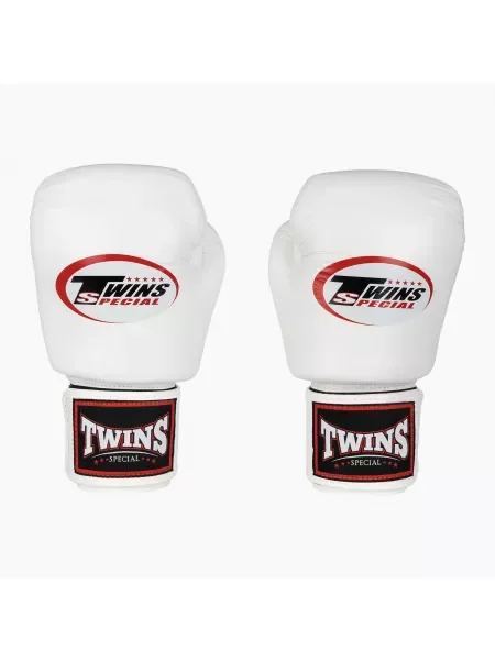 Rękawice bokserskie Twins Special white białe