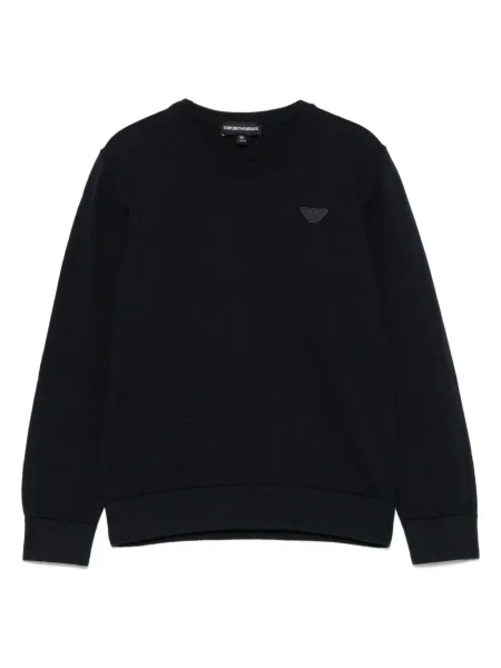 Sweter dziecięcy Emporio Armani niebieski