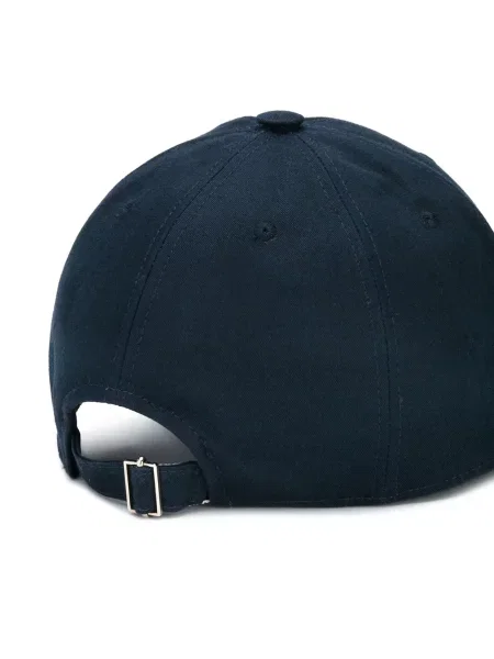 Kepurė su snapeliu Thom Browne ruoželis mėlyna