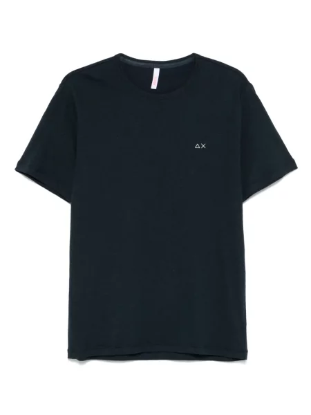 Tricou Sun 68 cu broderie albastru