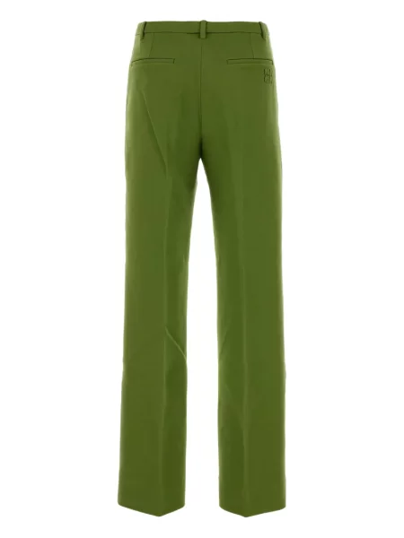 Pantaloni Miu Miu verde