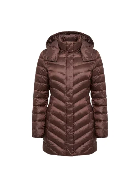 Kurtka puchowa Ea7 Emporio Armani brązowa