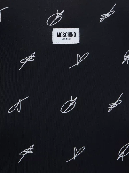 Платье миди Moschino черное