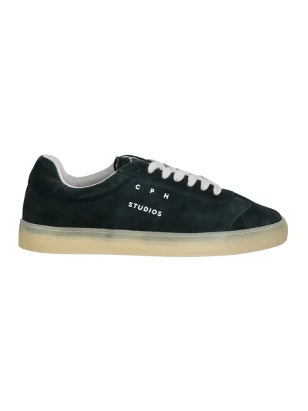 Sneakersy Copenhagen Studios zamszowe zielone