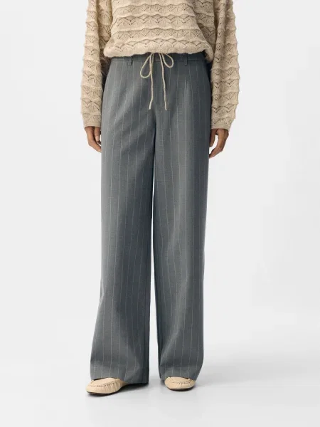 OBJECT Pantaloni OBJLISA / gri bej