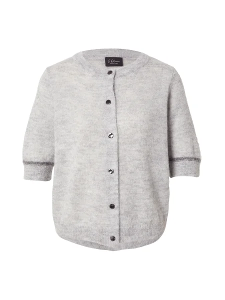 S.Oliver Geacă tricotată amestecat gri