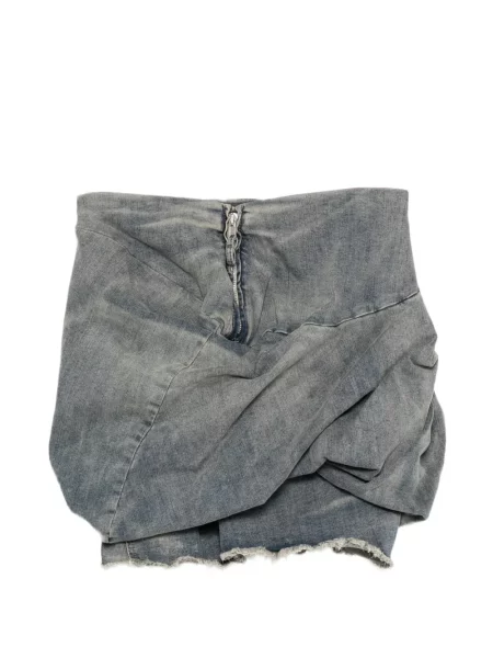 Fusta mini Rick Owens Drkshdw drapată albastru