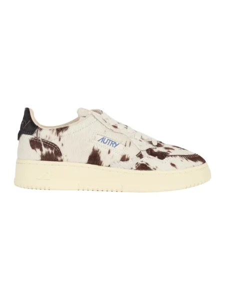 Sneakersy Autry brązowe