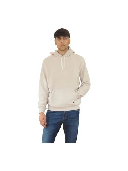 Bluza z kapturem Ralph Lauren polarowa beżowa