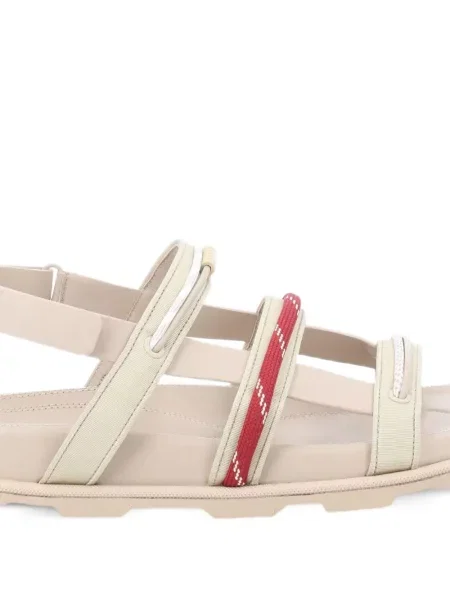Sandale Moncler din piele fără toc