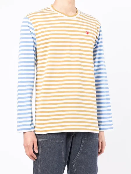 Dlouhé tričko Comme Des Garçons Play modré