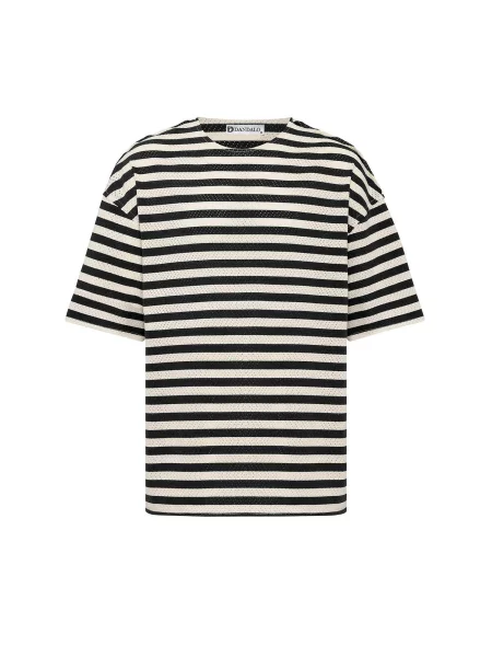Dandalo Tricou Mark negru / natural alb