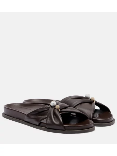 Sandale Jimmy Choo din piele maro