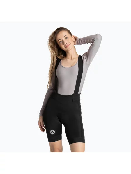 Дамски шорти ATTABO Kirun WMNS Bib Shorts black черно