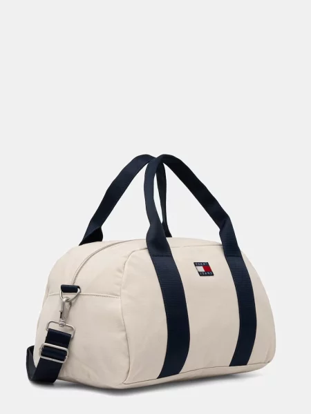 Tommy Jeans geantă de textil pentru bărbați bej
