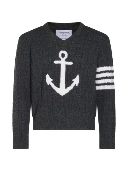 Pulover Thom Browne gri