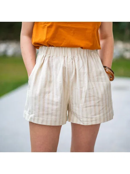 Bermuda kratke hlače Céleste bež