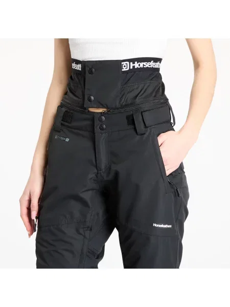 Pantaloni Horsefeathers Lotte II Shell Pants Black S negru