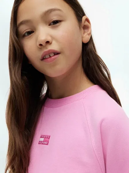 Суитчър Tommy Hilfiger розово