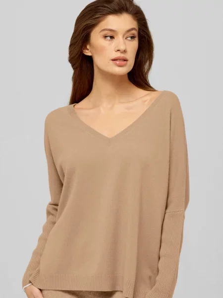 Кашеміровий светр Marc&andre бежевий