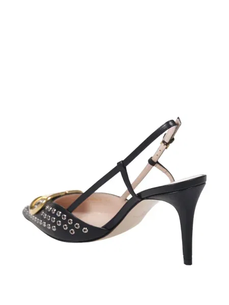 Pantofi cu toc Valentino Garavani cu tepi negru