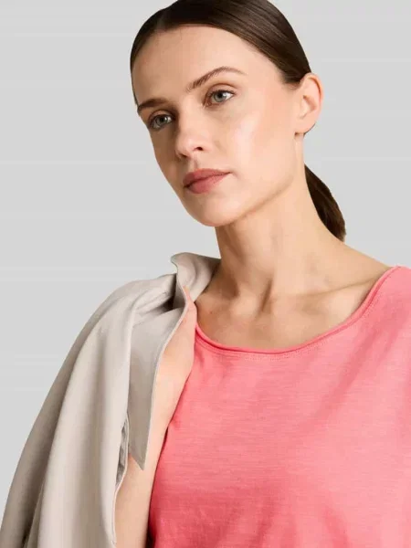 T-shirt o kroju relaxed fit z czystej bawełny Tom Tailor