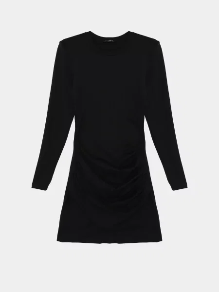 Сукня міні Braska віскоза/нейлон чорний