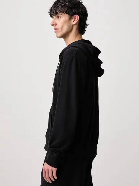 Maison Margiela кофта на застібці з капюшоном з бавовною