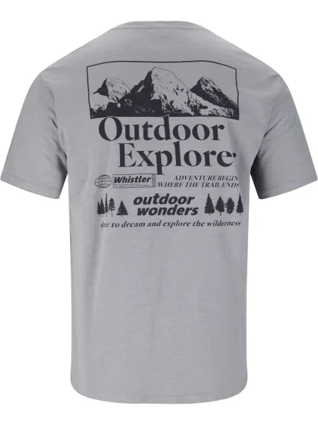 T-shirt Whistler Kunta szara