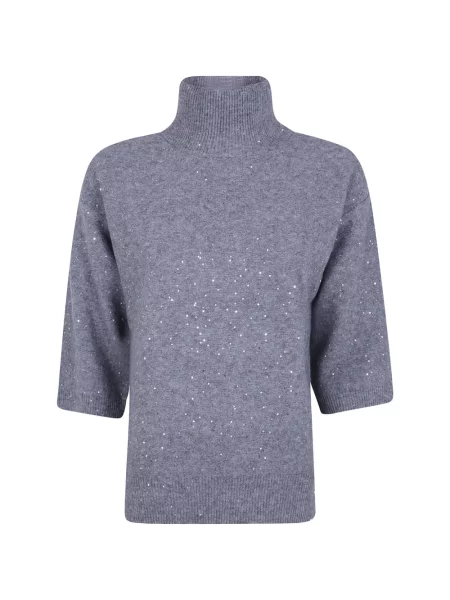 Pulover Seventy cu paiete gri