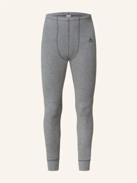 Termo kalhoty ODLO Active Warm Bl Bottom Long steel grey melange šedé