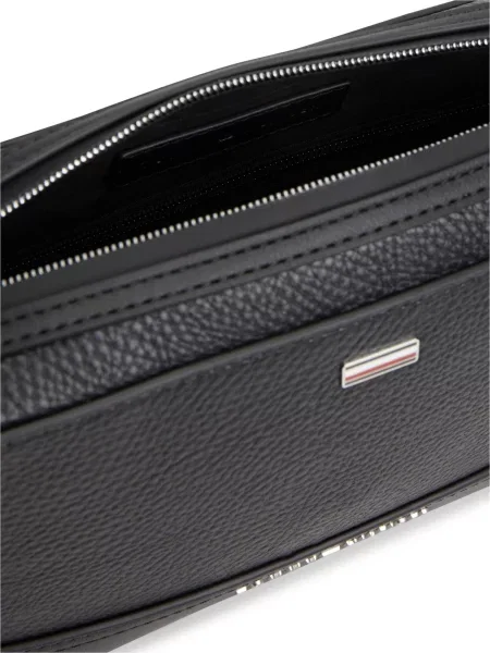 TOMMY HILFIGER Geantă de umăr CENTRAL' negru
