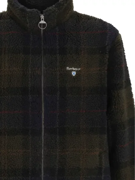 Флийс карирано яке Barbour зелено
