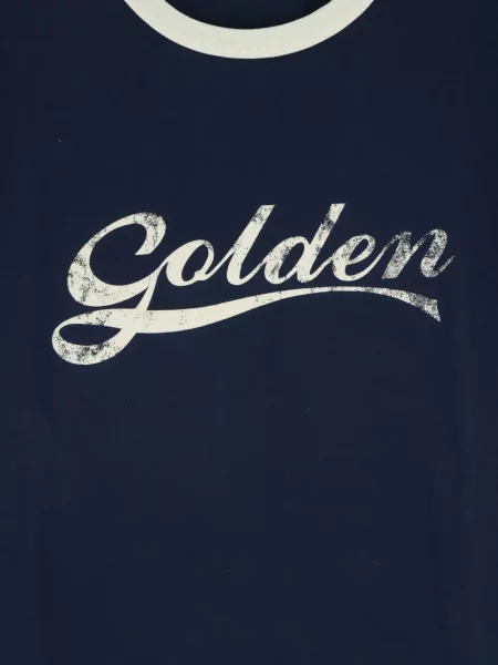 Μπλούζα Golden Goose με σχέδιο μπλε